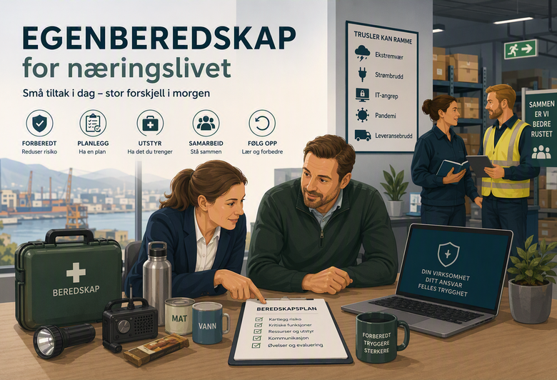 Beredskapsfrokost: Er du forberedt på krise så er du klar for alt - og får mange konkurransefortrinn i næringslivet.